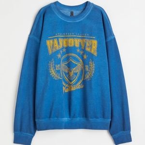 H&M Blue Sweatshirt